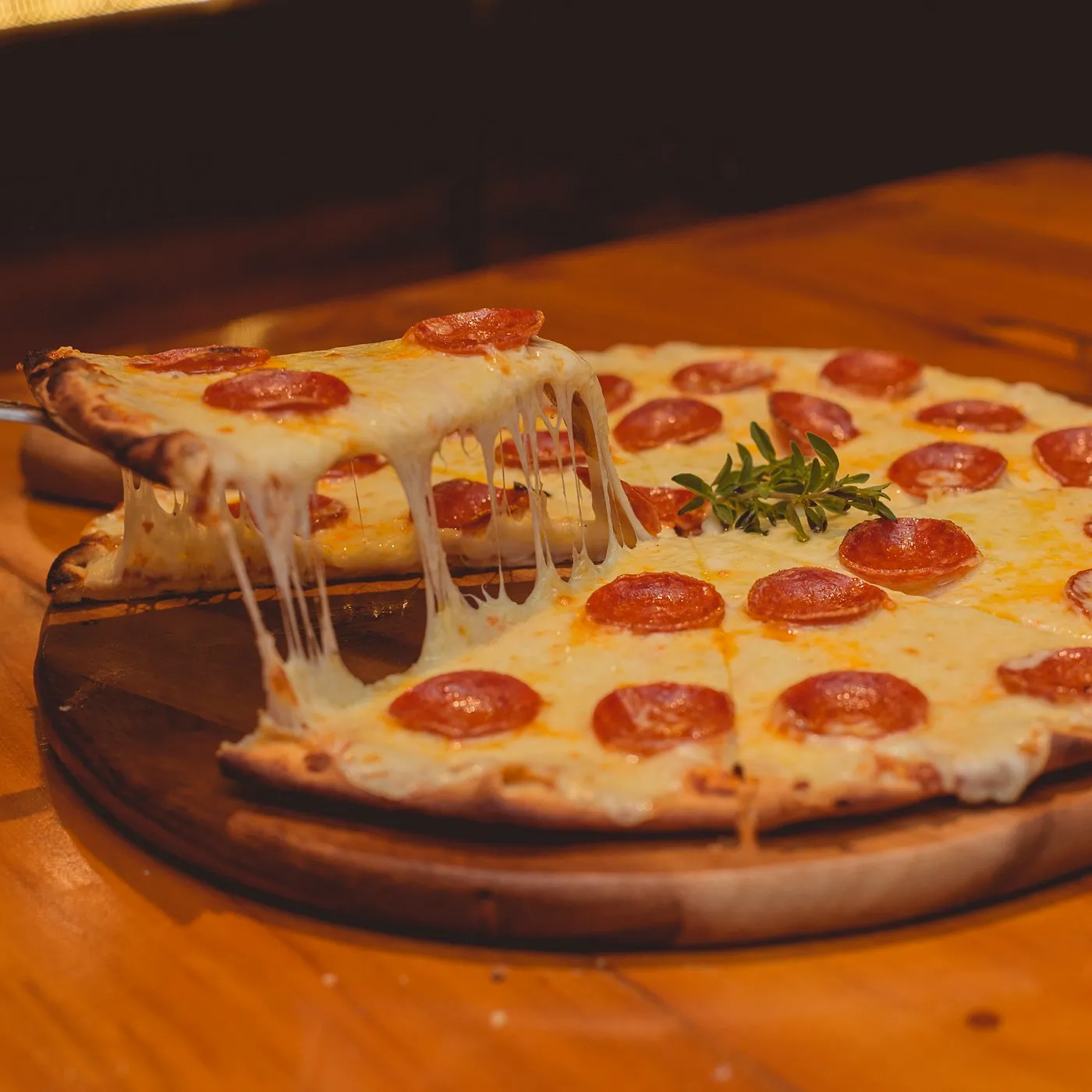 Fresh-pulled Corner Slice pizza